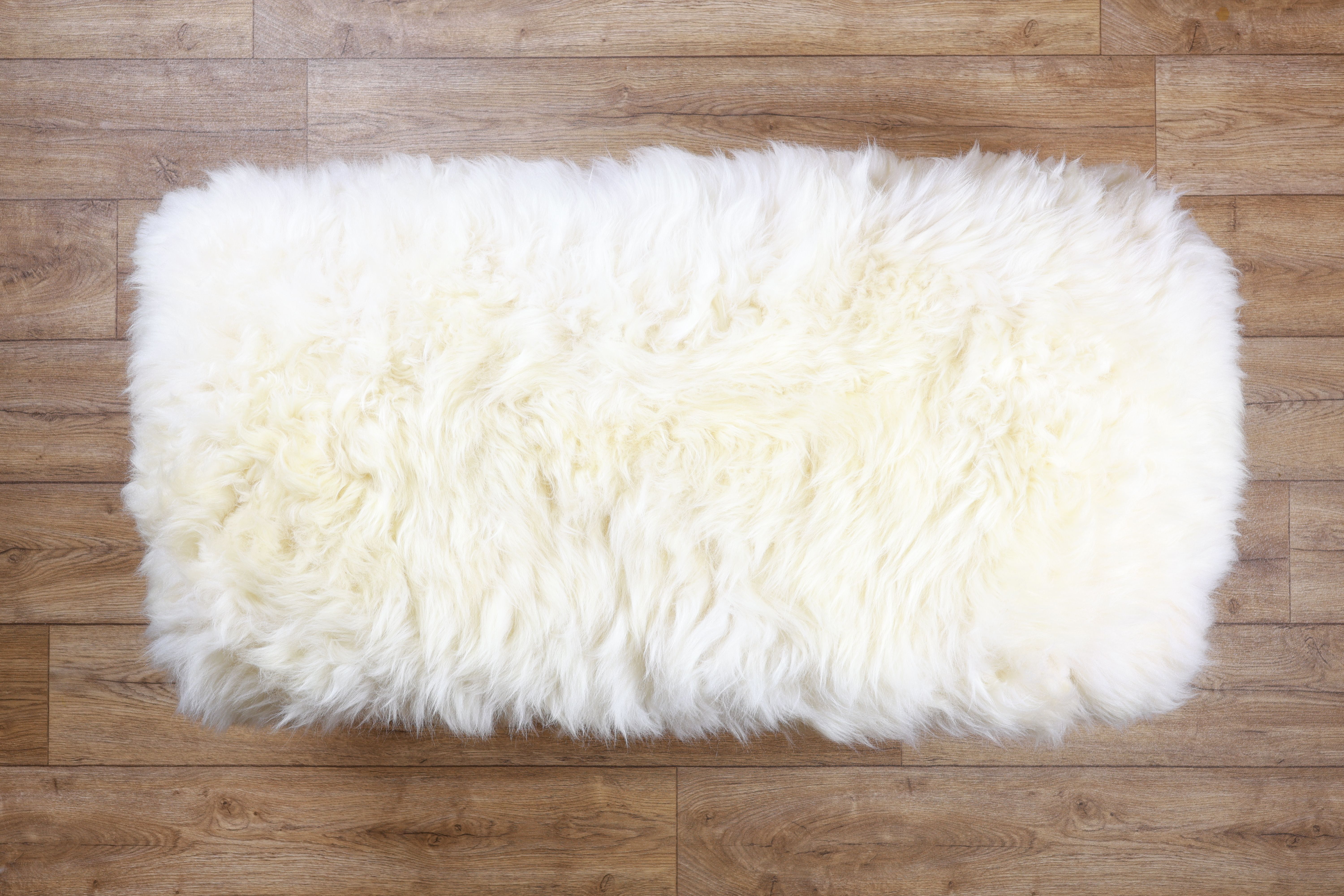 Sheepskin Bench | British White | Large