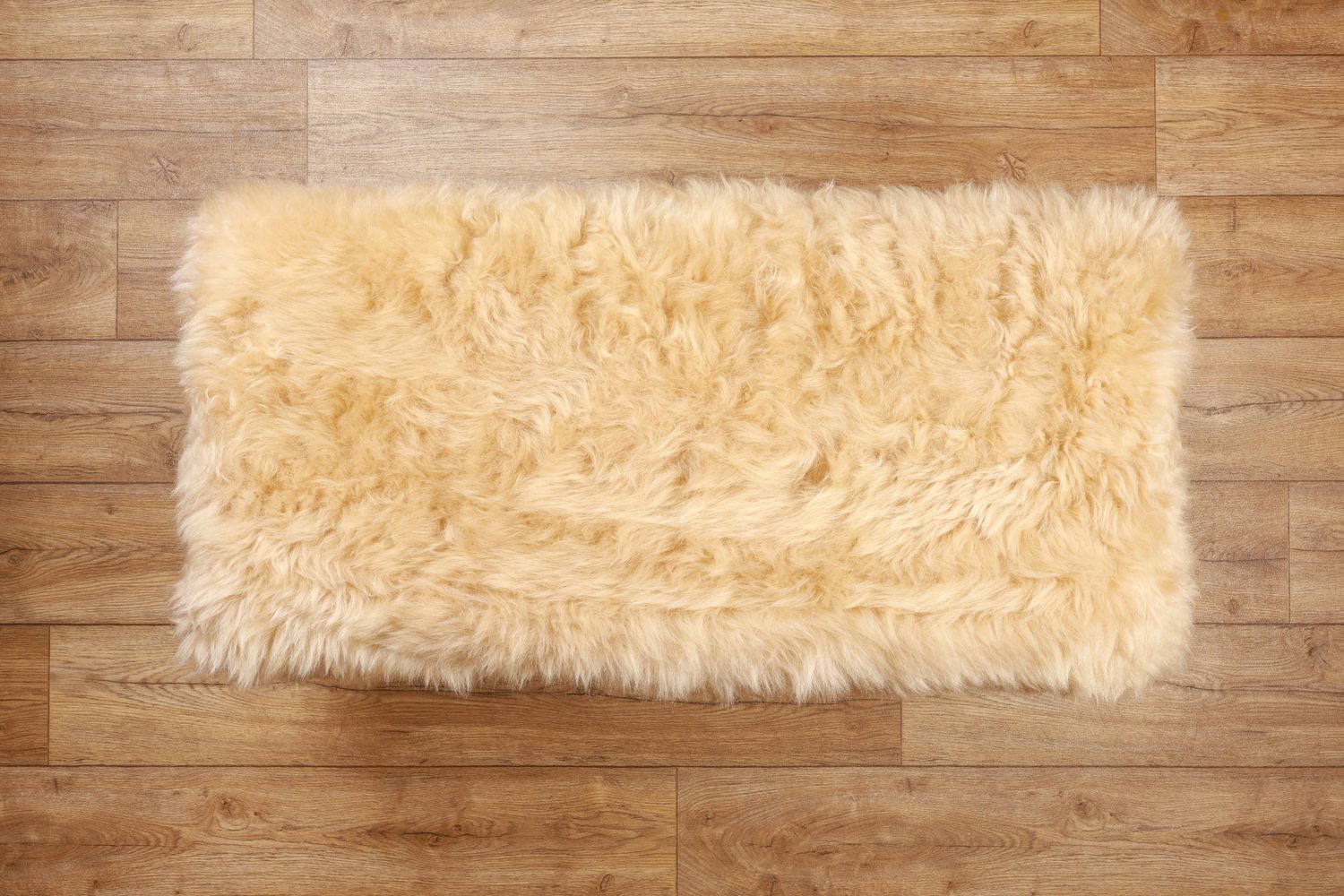 Sheepskin Bench | British Cappuccino | Large