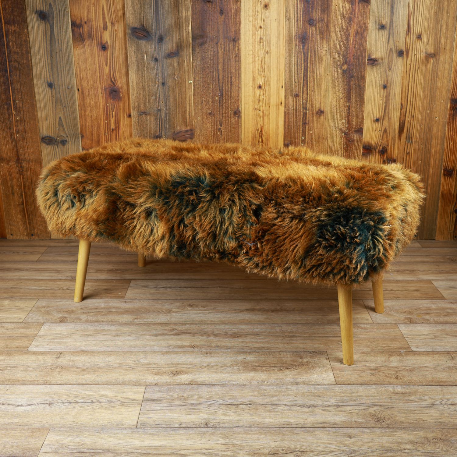 Sheepskin Bench | British Copper | Large