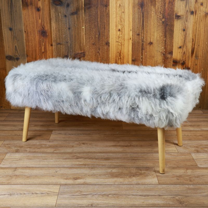 Sheepskin Bench | British Rare | Large