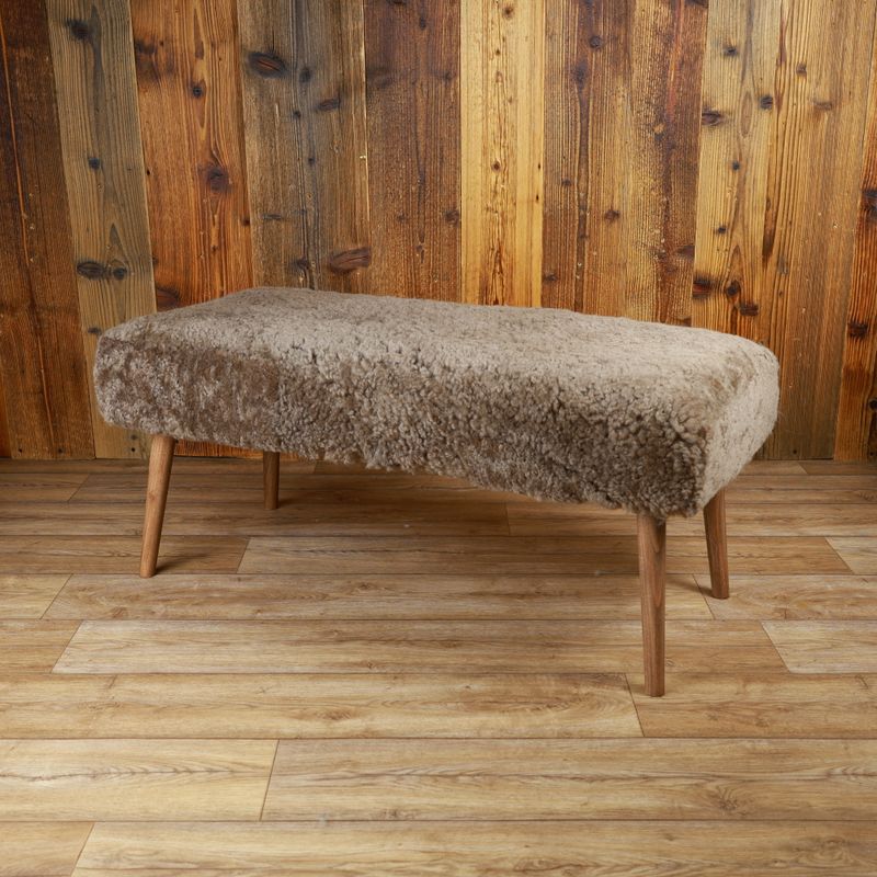 Sheepskin Bench | Shearling Brown | Large