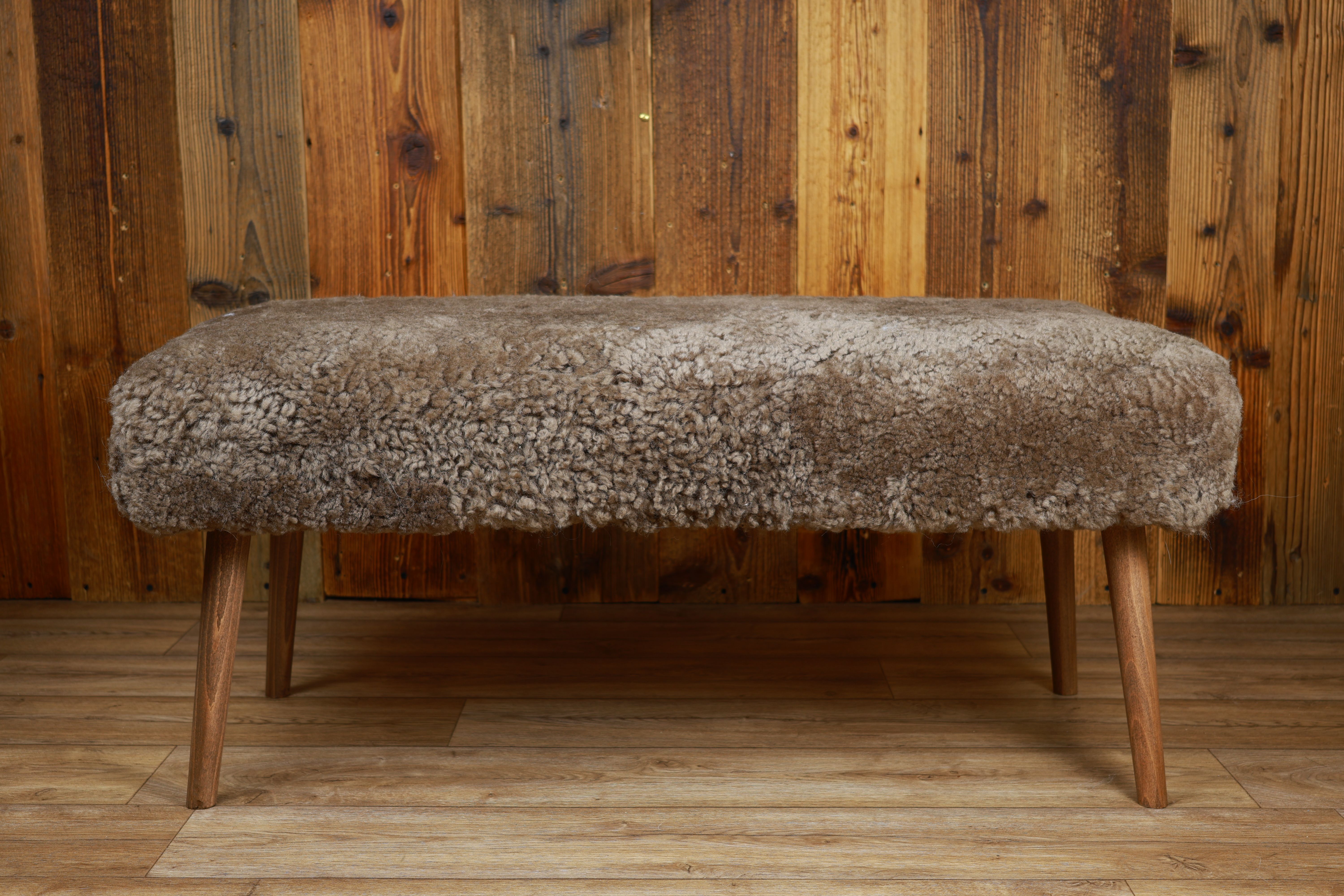 Sheepskin Bench | Shearling Brown | Large