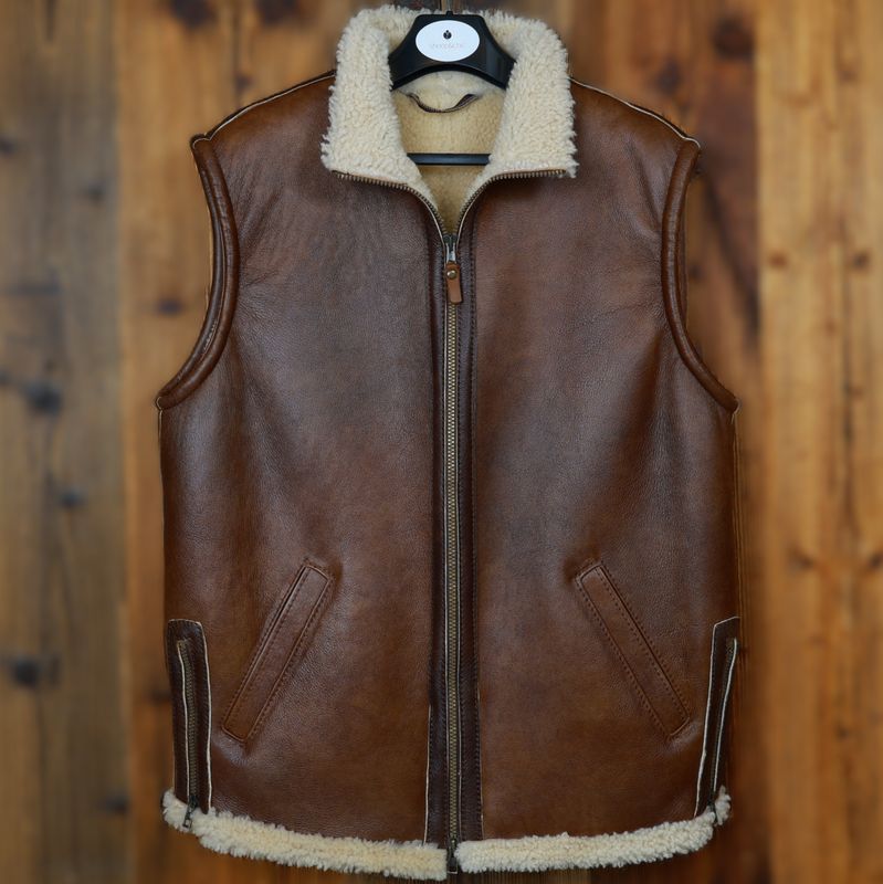 James | Natural shearling sheepskin Vest