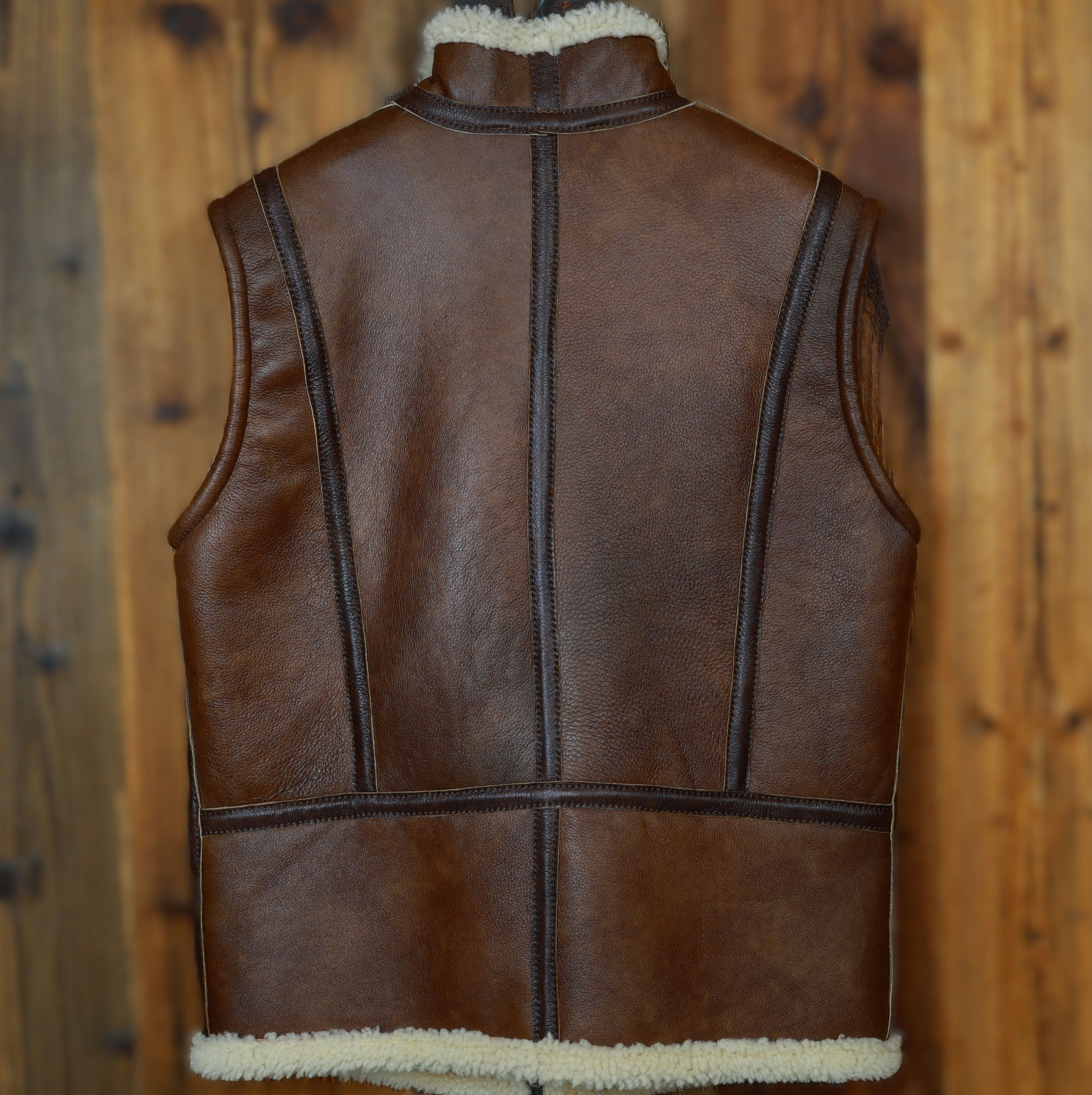 James | Natural shearling sheepskin Vest