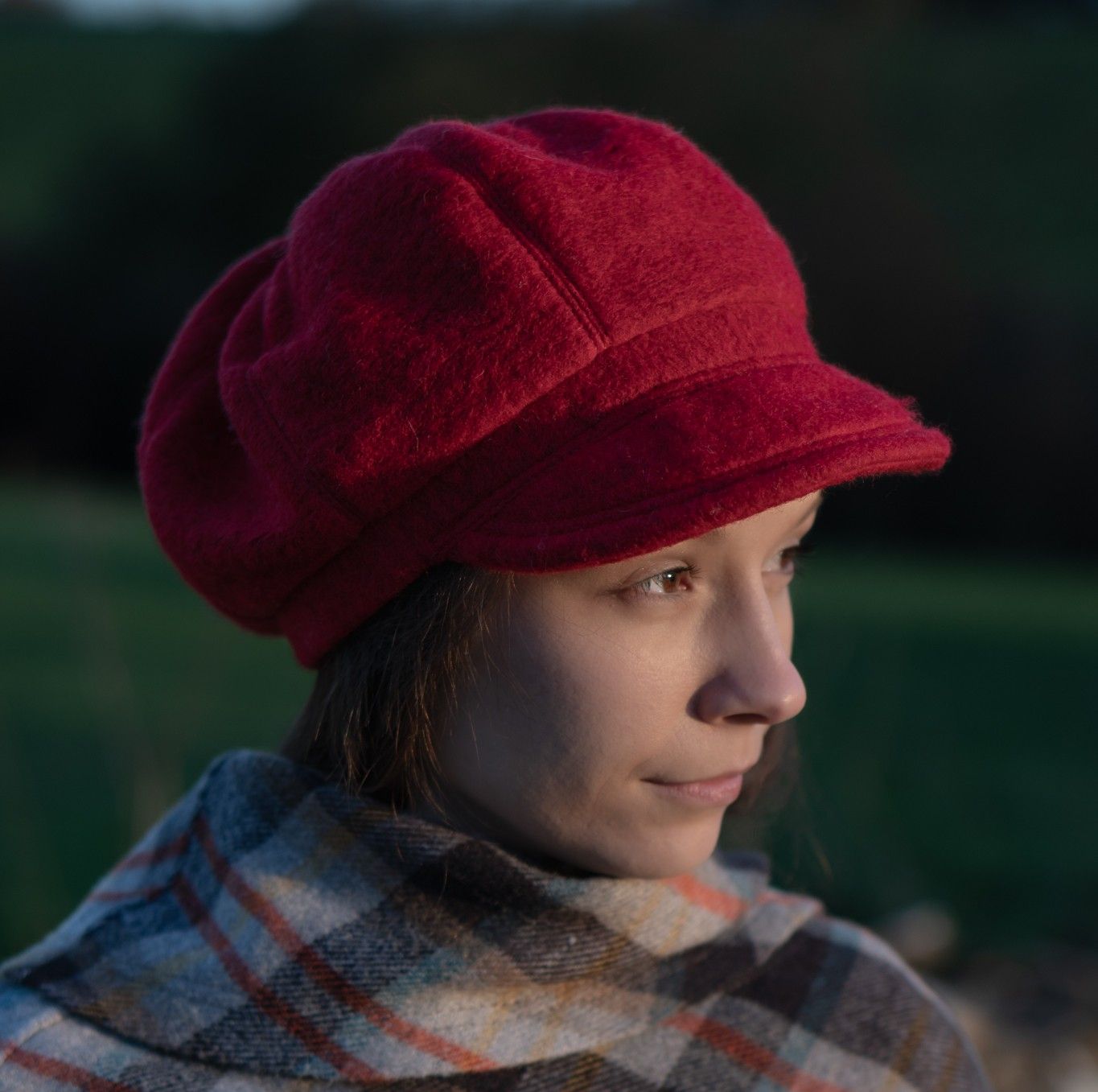 Baker Hat | Red | 100% Wool