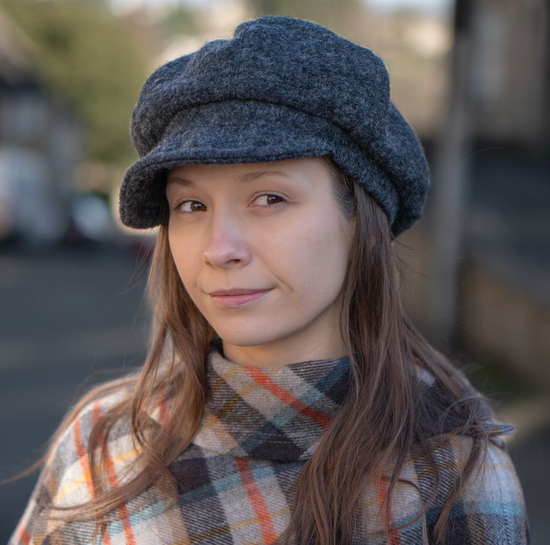 Baker Hat | Dark Grey | 100% Wool