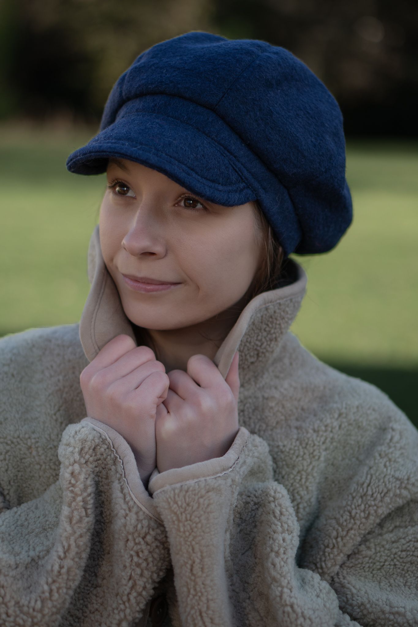 Baker Hat | Navy | 100% Wool