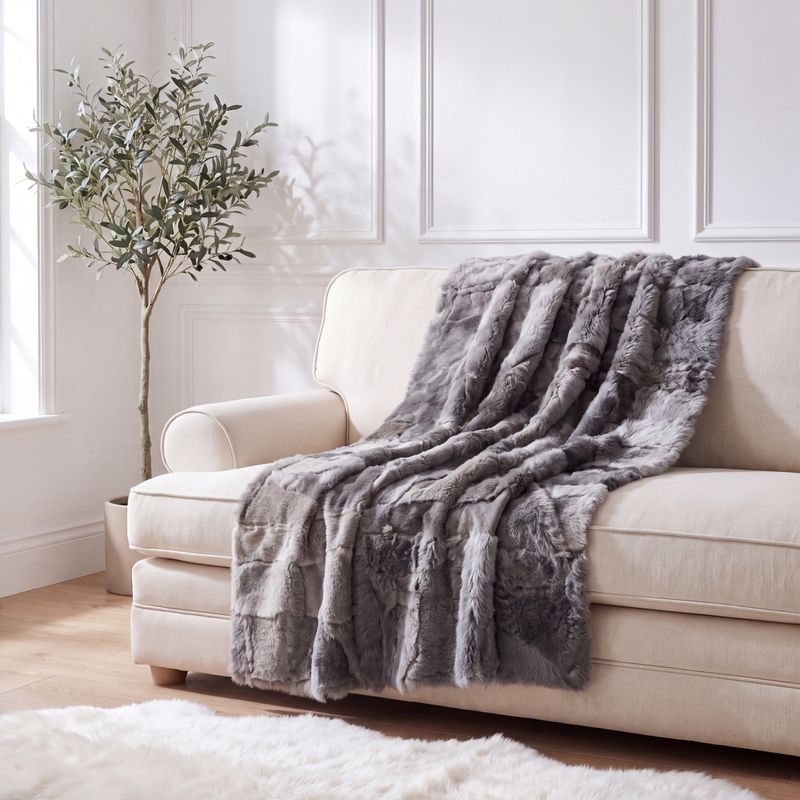 Grey | Natural Lambskin | 200cm x 160cm