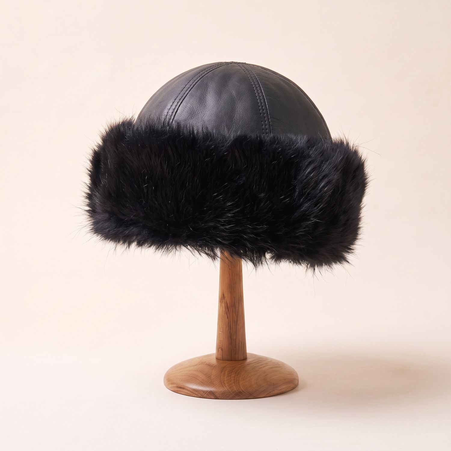 Black Toscana | Shearling hat Black Toscana | Shearling hat