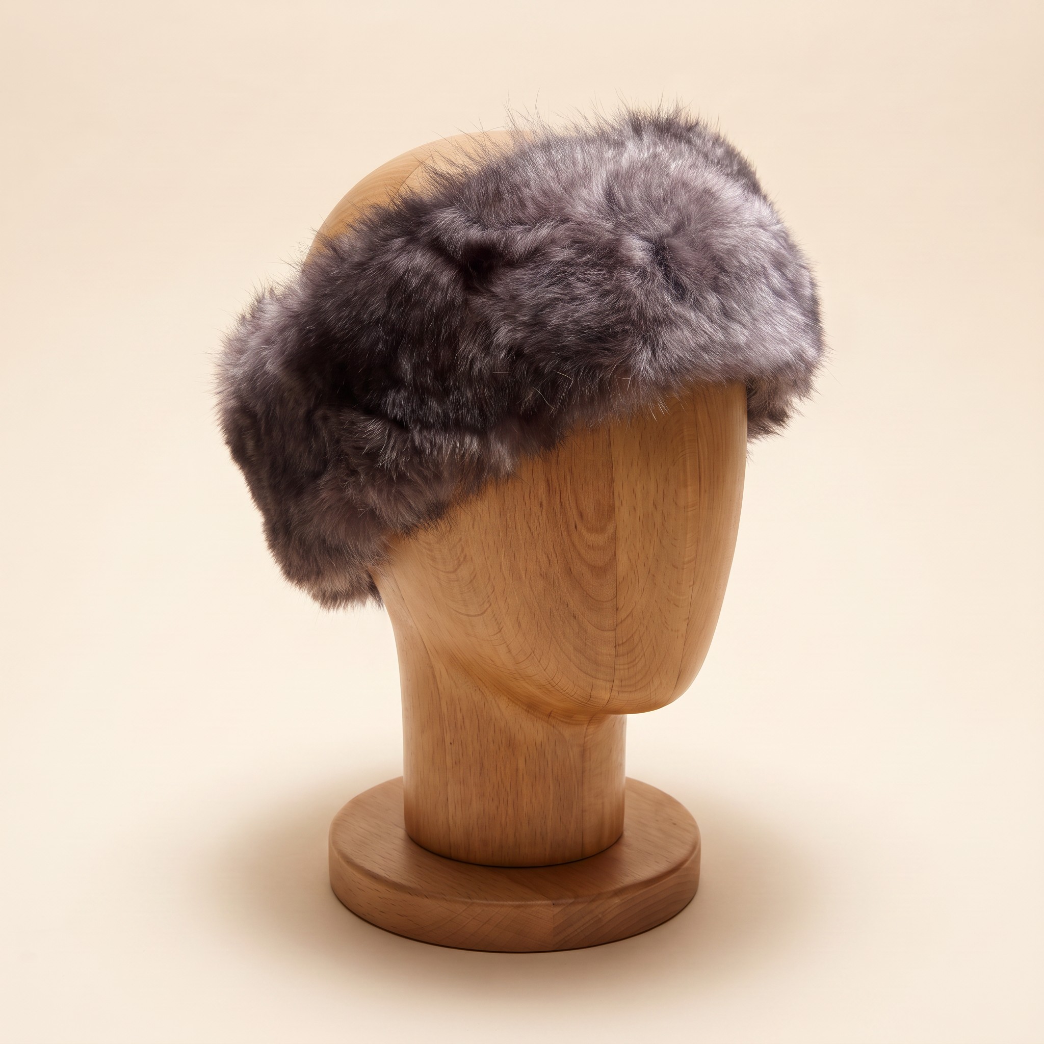 Natural Toscana Grey | Shearling Headband