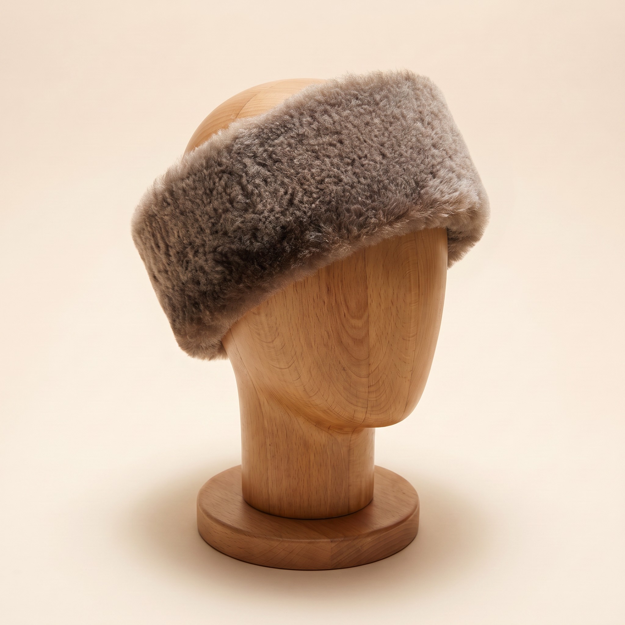 Taupe | Shearling Headband