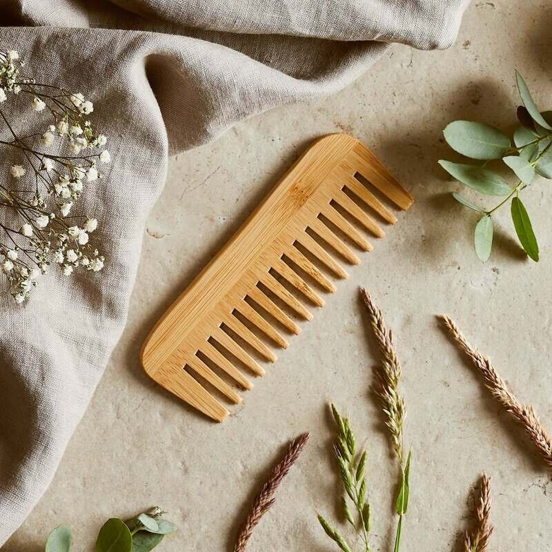 Natural bamboo wooden comb