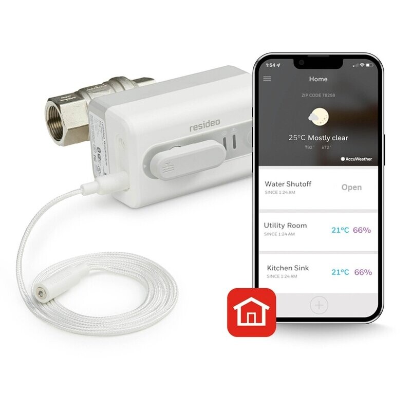 Resideo Braukmann L5 WiFi Actuator with Ball Valve