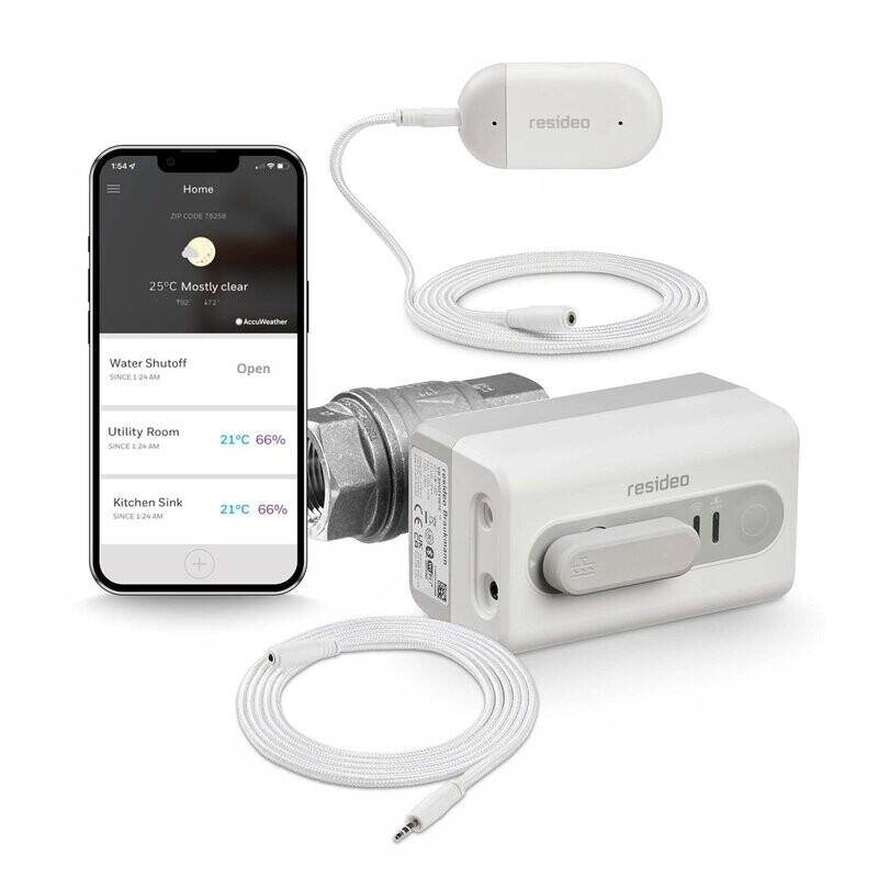 Resideo Braukmann L5+L1 WiFi Actuator with Ball Valve