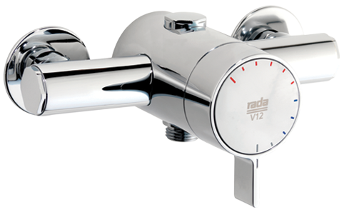 Rada V12 Exposed Thermostatic Shower Valve