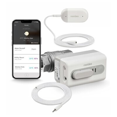 Resideo Braukmann L5+L1 WiFi Actuator with Ball Valve Resideo Braukmann L5+L1 WiFi Actuator with Ball Valve