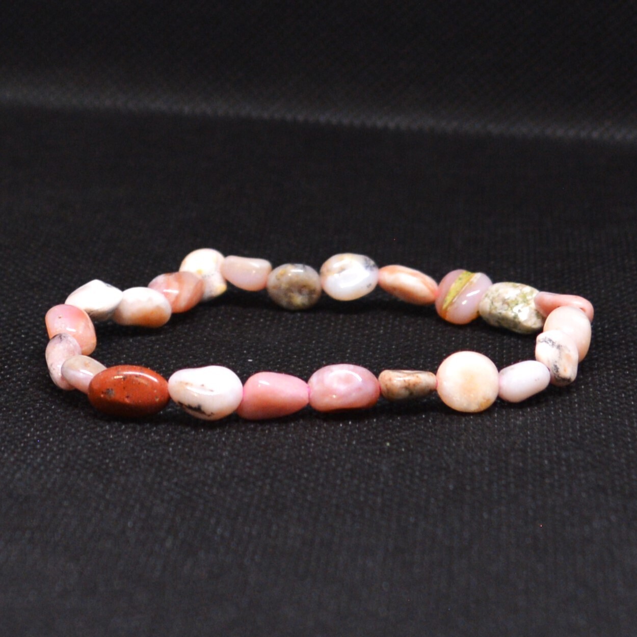 Pink Opal Tumbled Bracelet