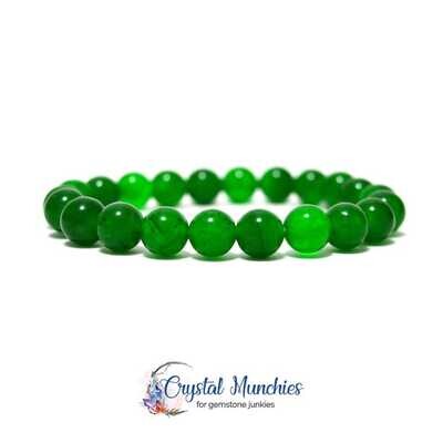 Green Jade Bead Bracelet