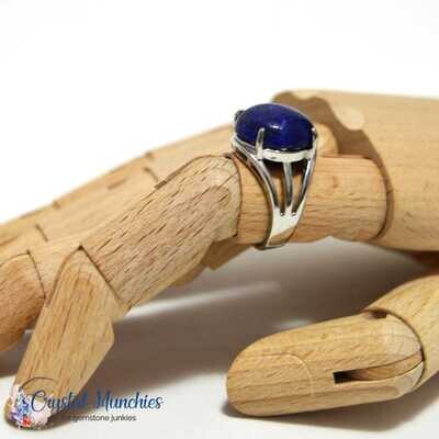 Lapis Lazuli Adjustable Men's Ring