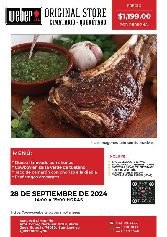 TALLER DE ASADO 28 DE SEPTIEMBRE 2024