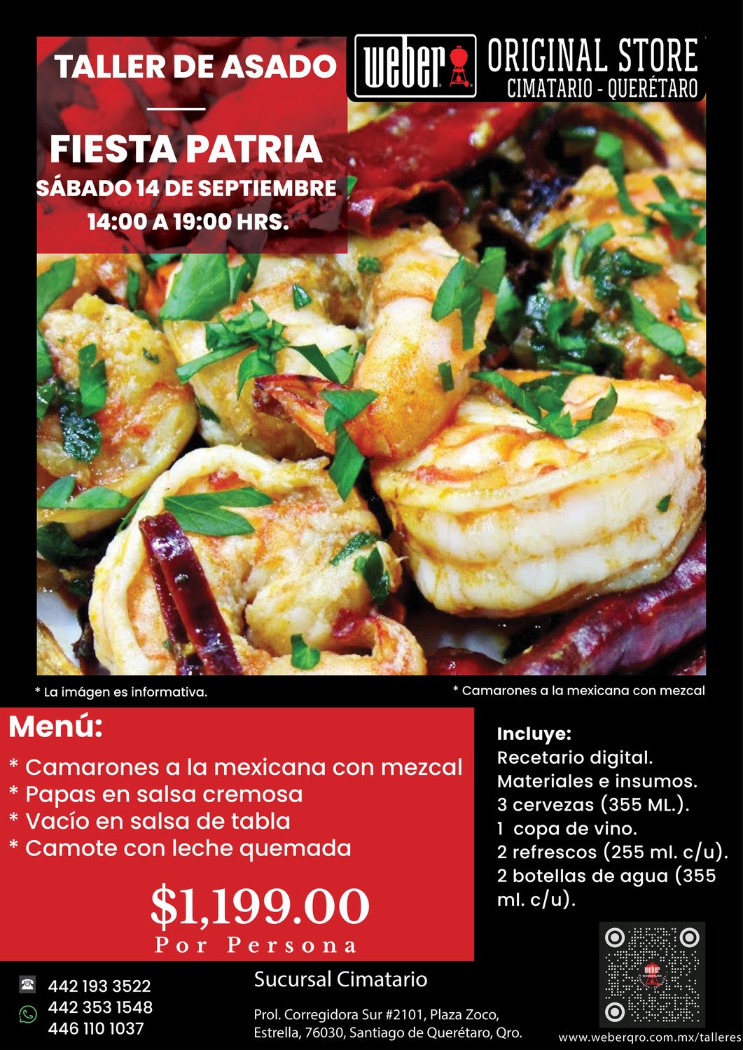 TALLER DE ASADO 14 DE SEPTIEMBRE