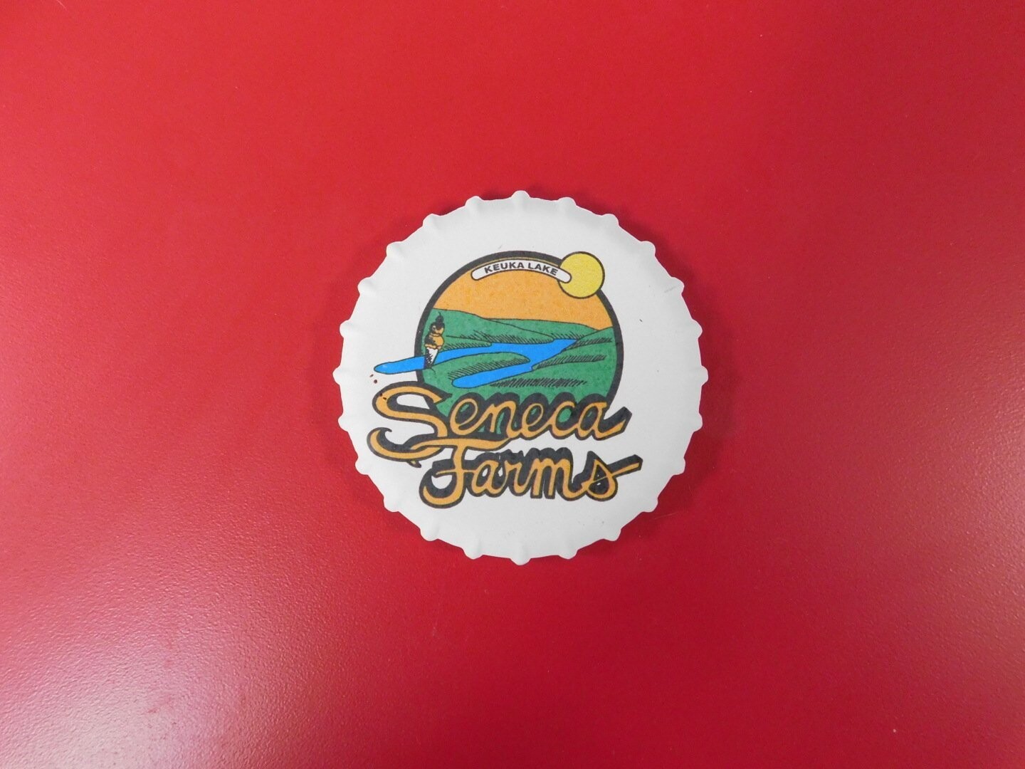 Seneca Farms Bottle Cap Magnet