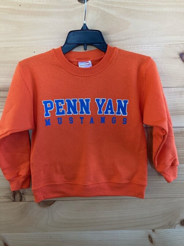 Penn Yan Mustangs Youth Crewneck