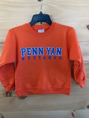 Penn Yan Mustangs Youth Crewneck