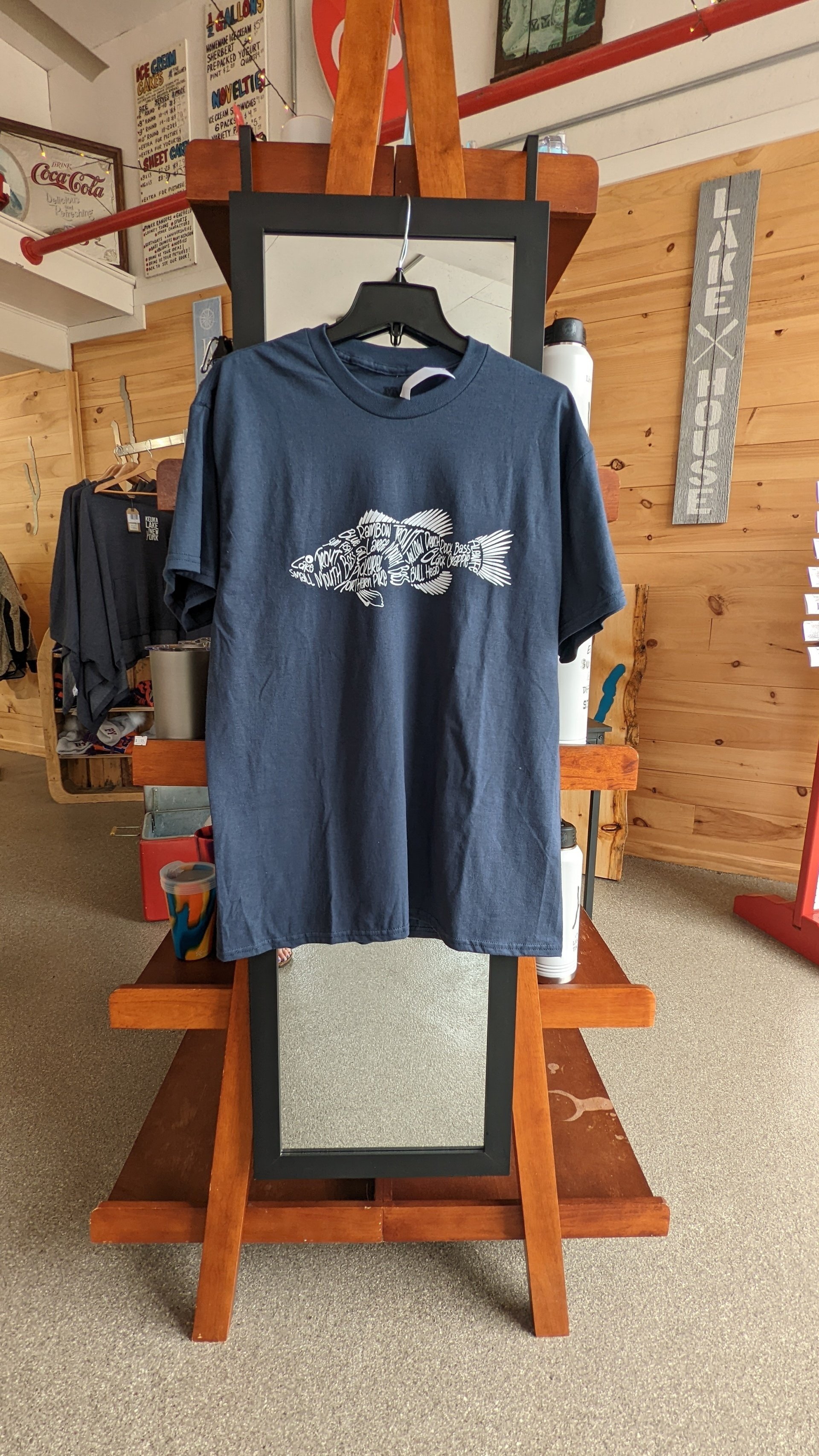 Keuka Lake Fish Varieties Tee