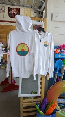 Finger Lakes Sunset Hooded Zip-Up Sweatshirt