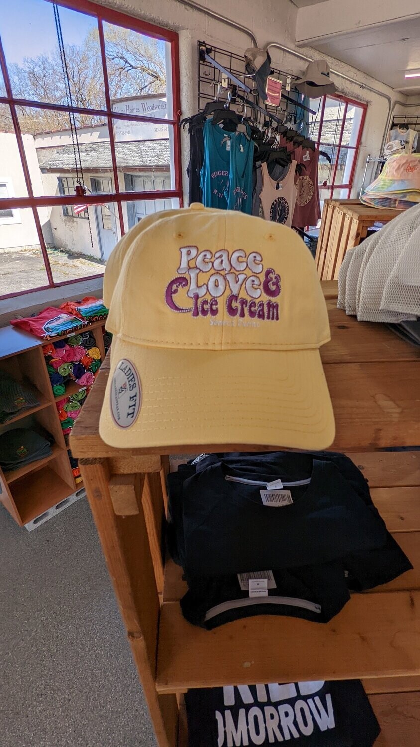 Peace, Love & Ice Cream Baseball Cap
