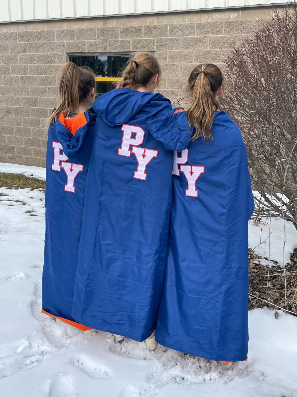 Waterproof Fleece Lined Wearable Penn Yan Mustangs Blanket