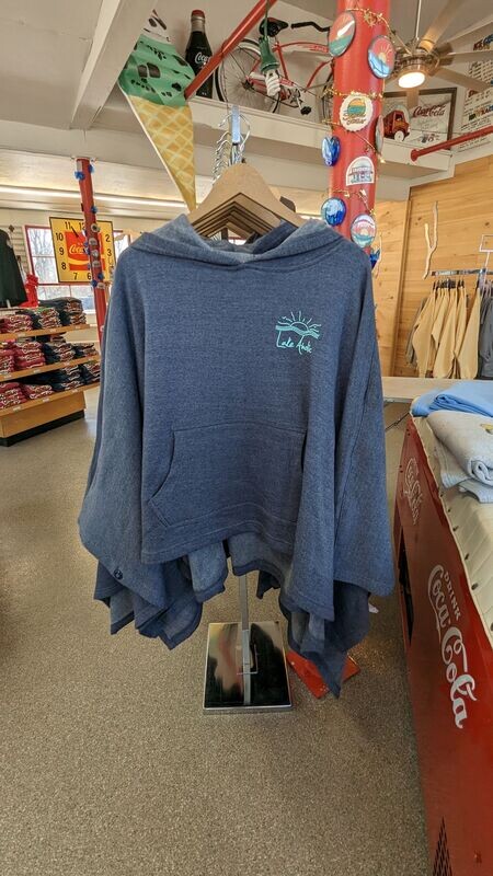 Lake Aholic Sweatshirt Poncho