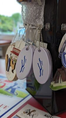 Keuka Lake Boat Keychain
