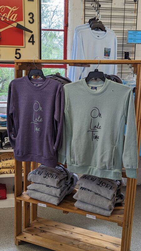 On Lake Time Crewneck - Multiple Colors