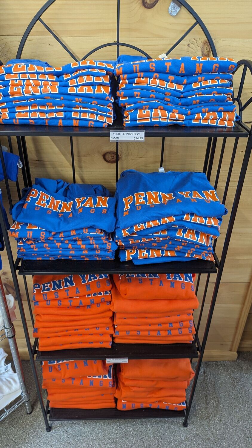 Penn Yan Mustangs Youth Tee - Multiple Colors
