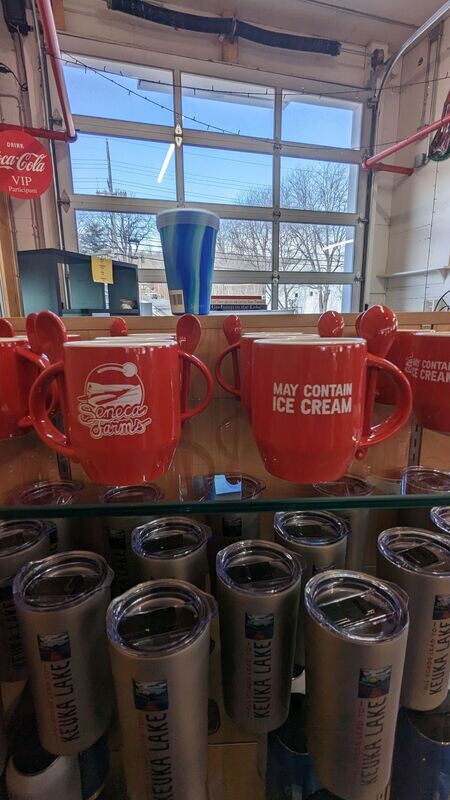 Seneca Farms Ice Cream Mug with Spoon