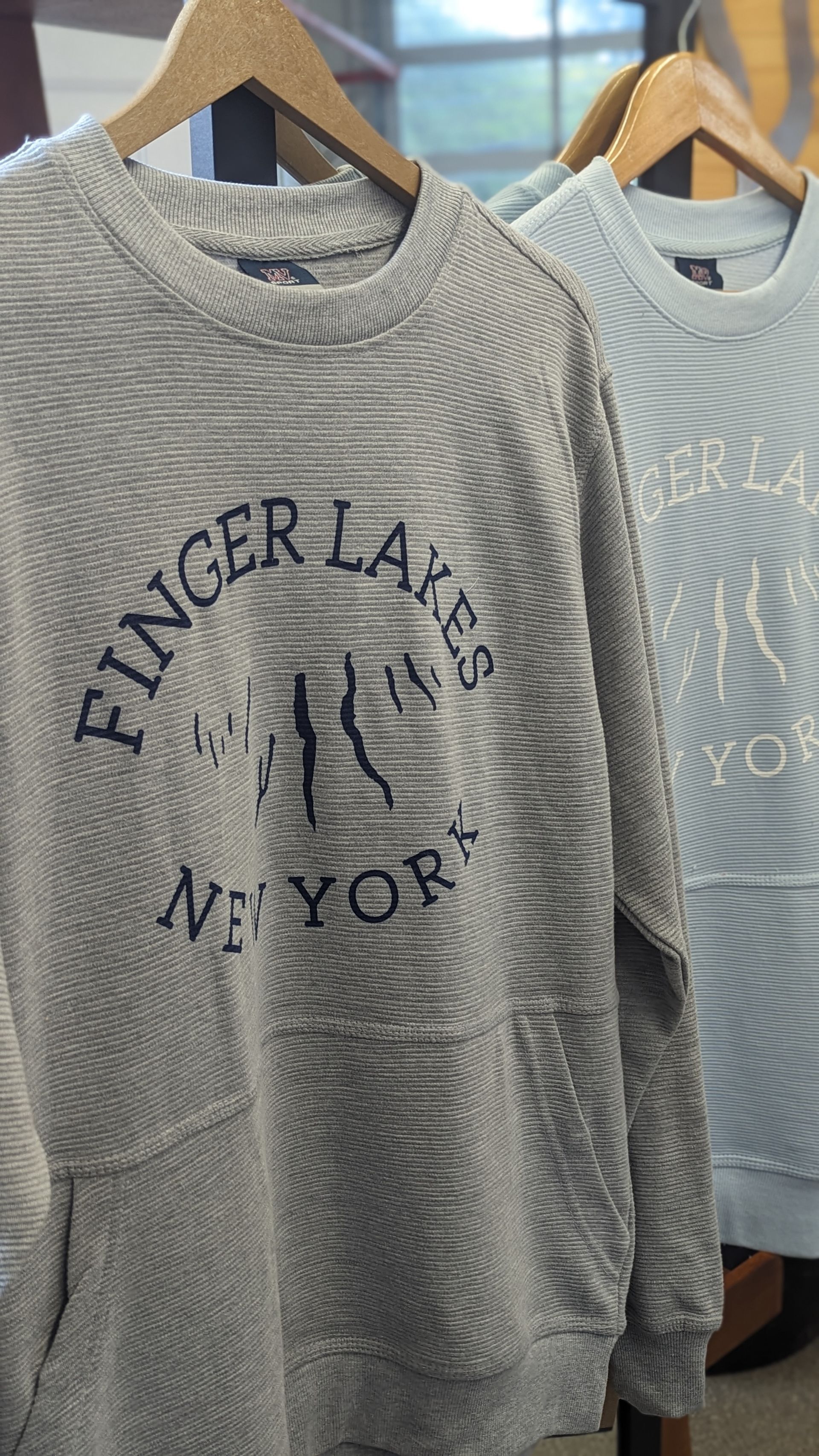Finger Lakes Ribbed Crewnecks - Multiple Colors