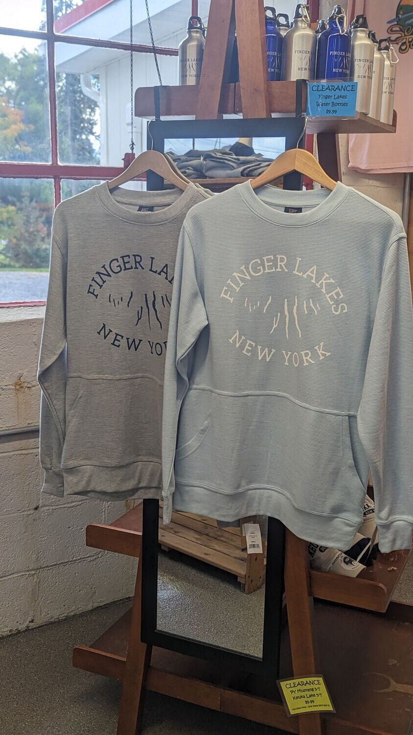 Finger Lakes Ribbed Crewnecks - Multiple Colors