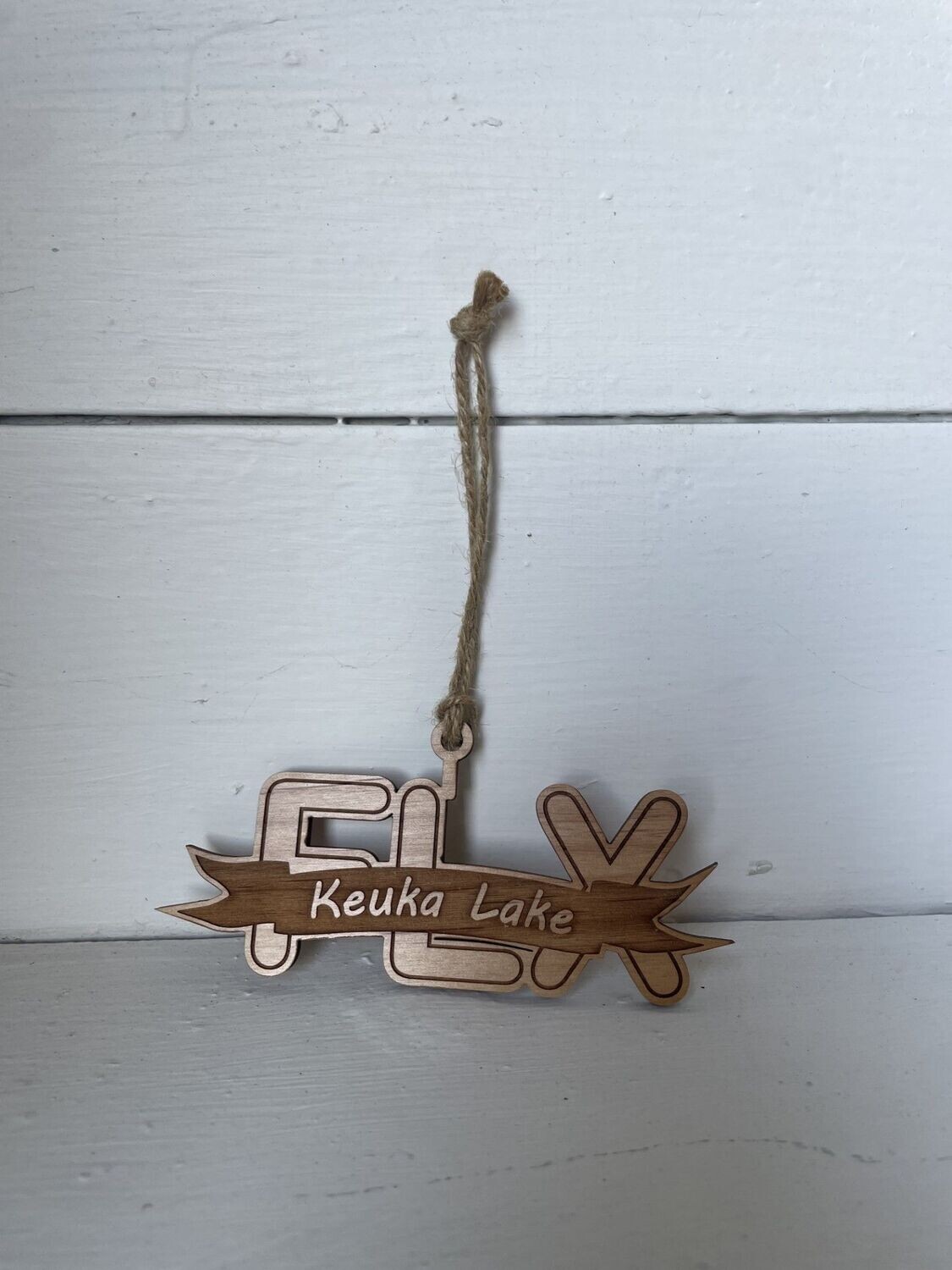 Keuka Lake, FLX Wooden Ornament