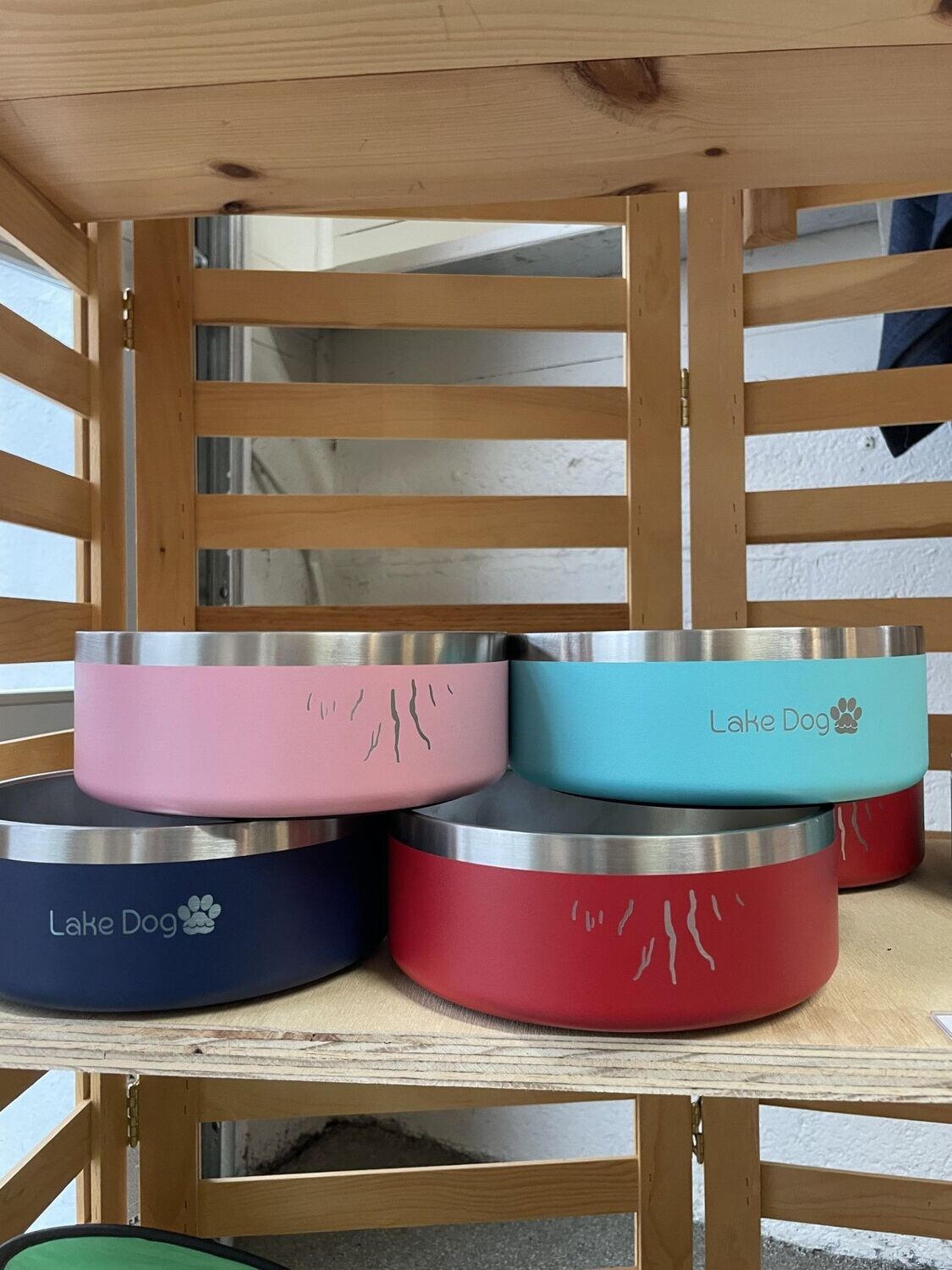 Lake Dog Dog Bowl - Multiple Colors