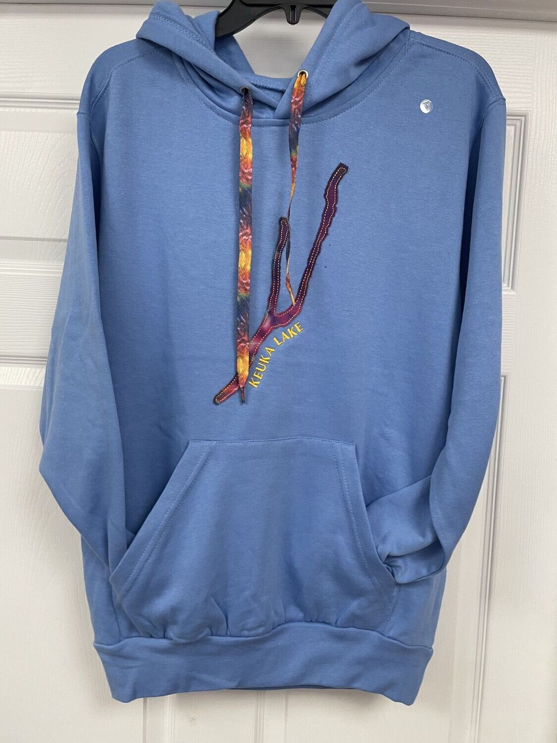 Keuka Lake Tie-Dye Cutout Hooded Sweatshirt - Multiple Colors