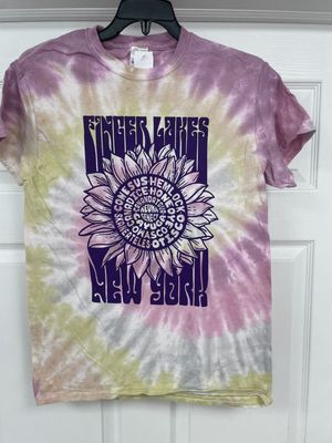 Finger Lakes Flower Power Tee - Multiple Colors