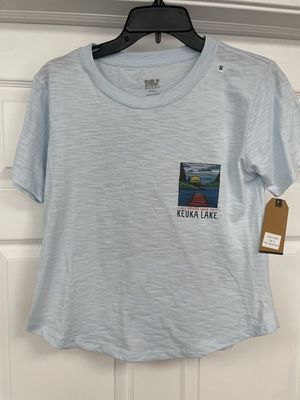 All Roads Lead to Keuka Lake White Tee Women's Cut