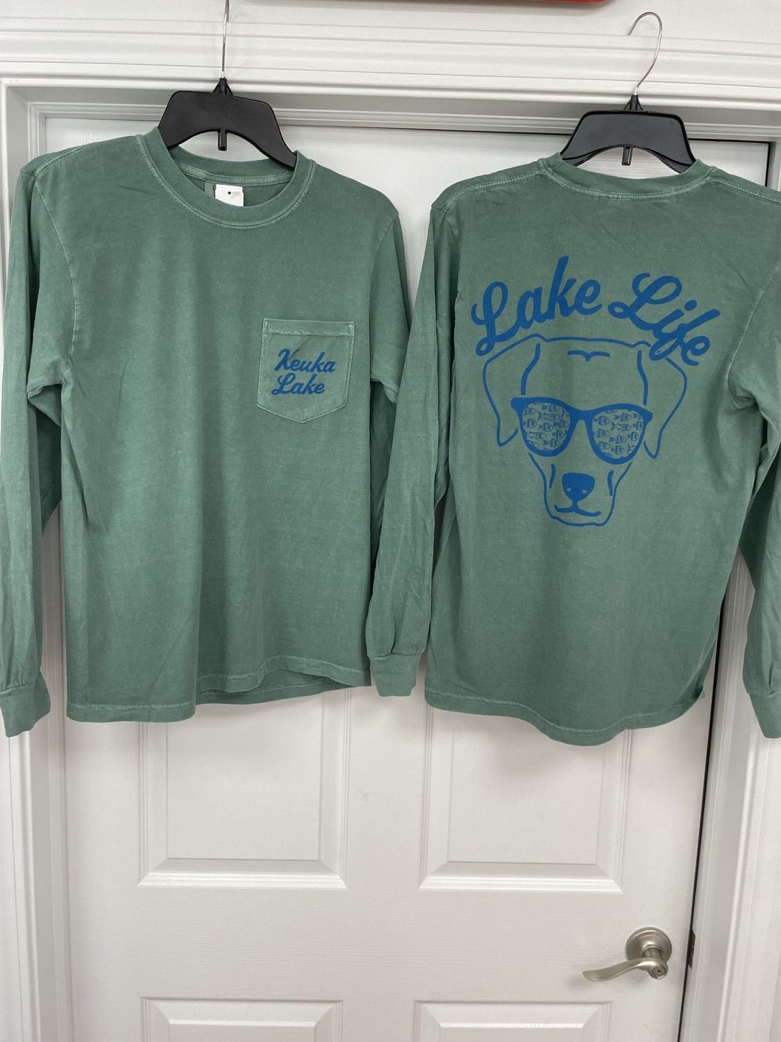 Keuka Lake Lake Life Long Sleeve - Multiple Colors, Size: Small, Color: Sage