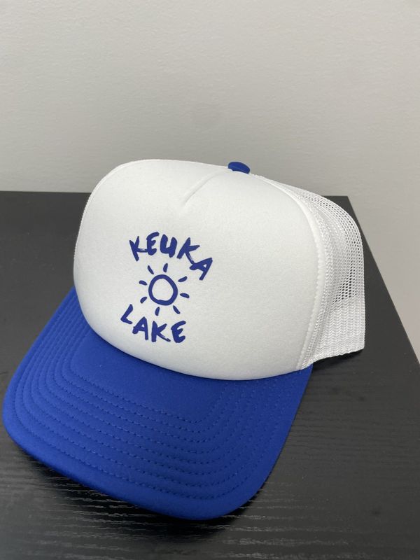 Keuka Lake Sun Baseball Hat, Color: Royal