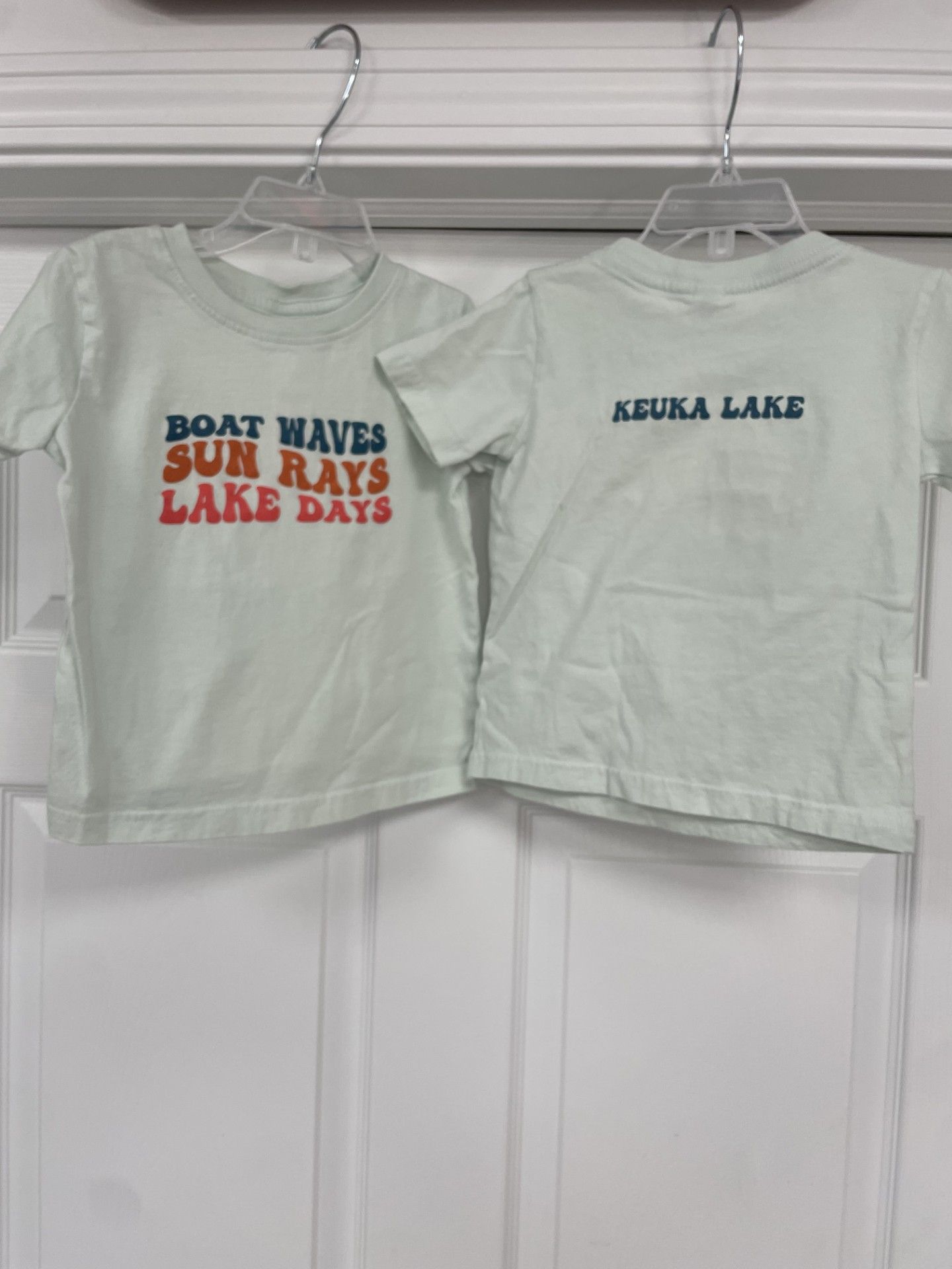 Keuka Lake Boat Waves Toddler Tees - Multiple Colors
