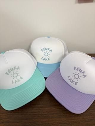 Keuka Lake Sun Baseball Hat, Color: Columbia Blue