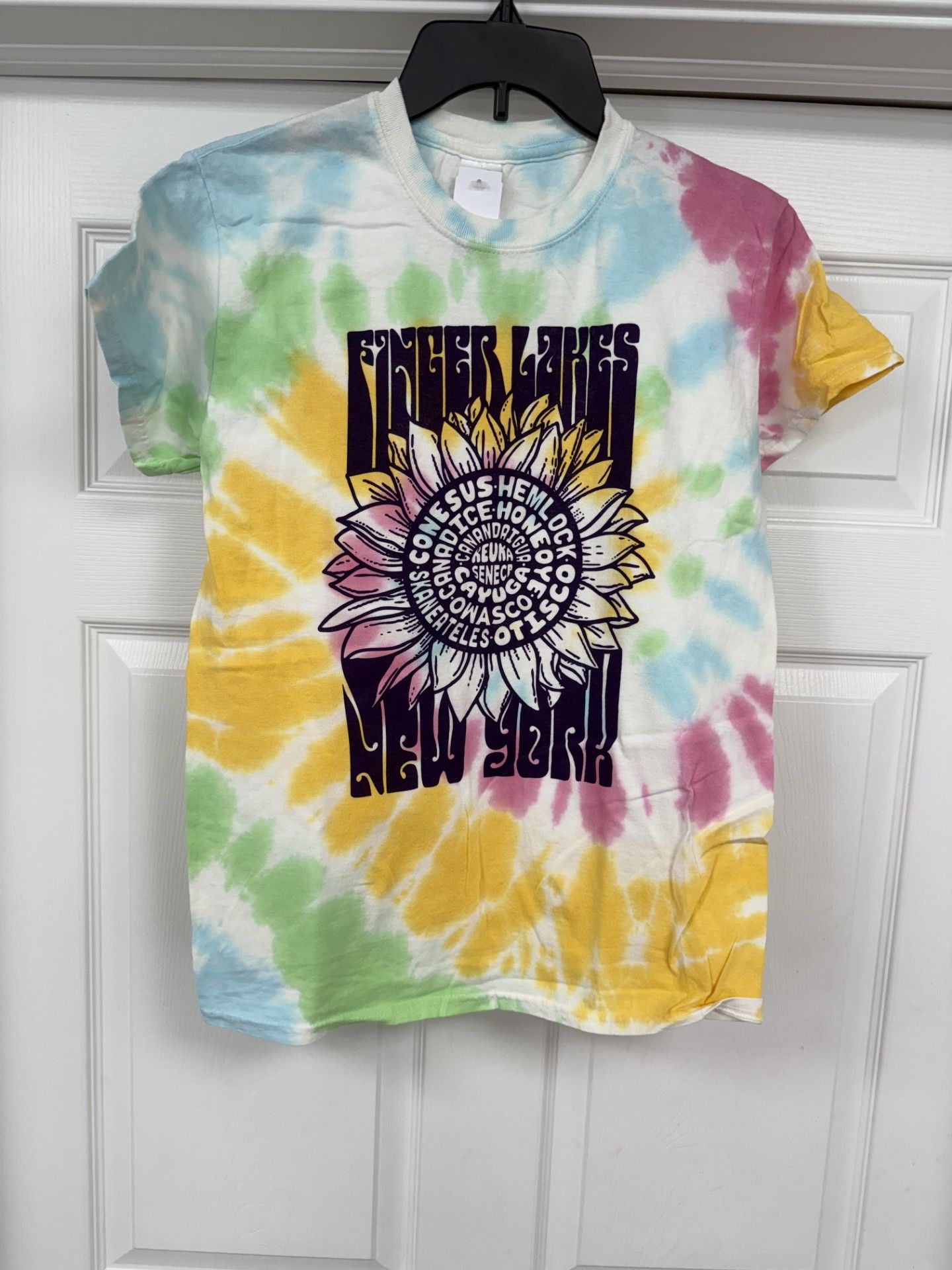 Finger Lakes Flower Power Tee - Multiple Colors