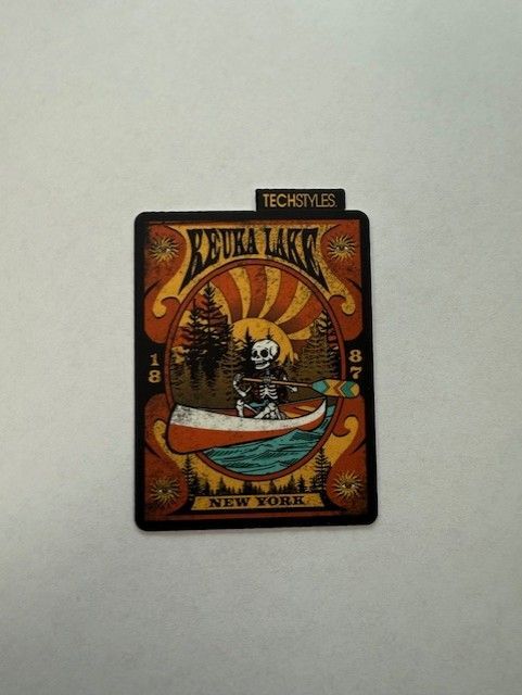 Keuka Lake Undead Kayak Sticker